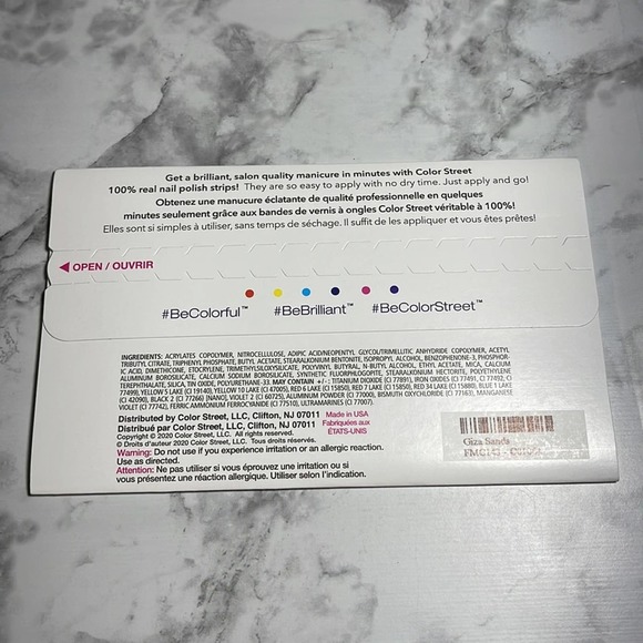 Color Street Giza Sands Nail Strips NWT - Picture 3 of 4